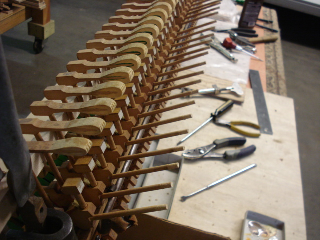 B9 - Odd-numbered original hammers removed B9 - Odd-numbered original hammers removed